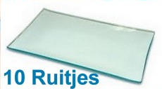 ruitjes 10 stuks